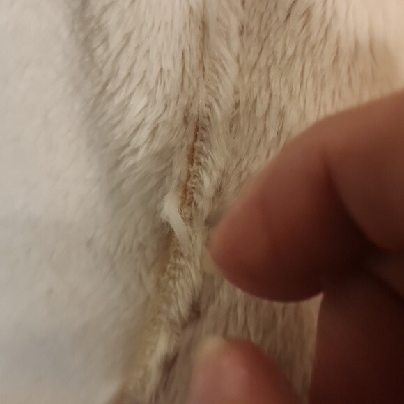 Adrienne Landau Faux Fur Water Fall Open Front Coat Size 1X NWT - Picture 5 of 16